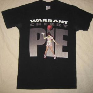 Vintage 1990 Warrant Cherry Pie t-shirt