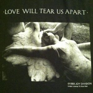 Vintage 1993 Joy Division Love Will Tear Us Apart t-shirt