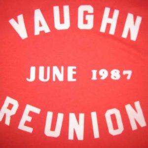 Vintage 1987 reunion t-shirt, Screen Stars, M L