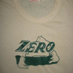 Vintage 1930's Zero candy bar t-shirt Bailey and Himes brand