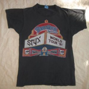 Vintage 1981 Styx at Paradise Theatre t-shirt