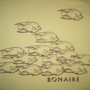 Vintage 1970's Bonaire t-shirt, soft and thin, L-XL