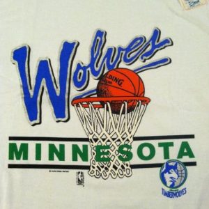 Vintage deadstock Minnesota Timberwolves basketball t-shirt