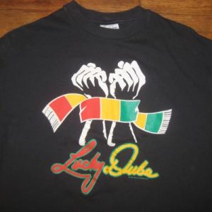 Vintage 1989 Lucky Dube t-shirt, reggae concert