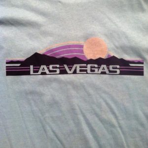 Vintage 1980's Las Vegas, Nevada t-shirt, soft & thin