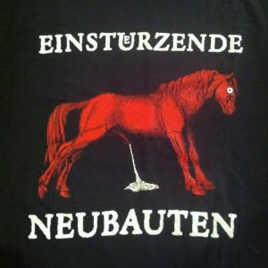 Vintage 1989 Einsturzende Neubauten industrial band t-shirt