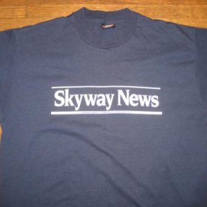 Vintage Late 1980's Skyway News t-shirt, Minnesota, L-XL