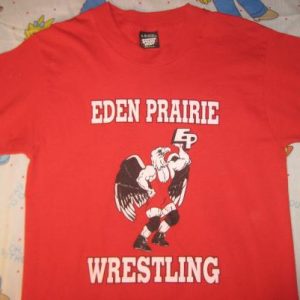 Vintage Late 1980's Eden Prairie Wrestling t-shirt