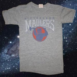 Vintage 1984 rayon blend Pittsburgh Maulers football t-shirt