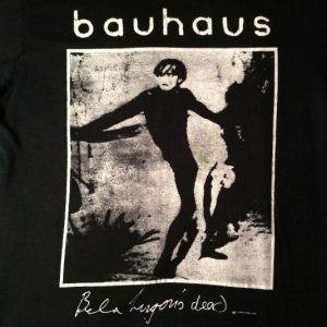 Vintage 1980's Bauhaus Bela Lugosi's Dead goth t-shirt