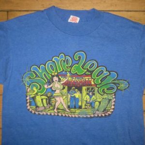 vintage 1980's "Shore leave" t-shirt, soft and thin