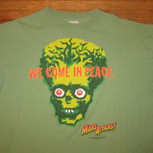 vintage Original 1990's Mars Attacks movie t-shirt, XL