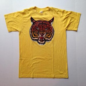 Vintage 1970's ferocious tiger t-shirt