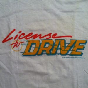 Vintage 1988 License To Drive Corey Haim & Feldman t-shirt