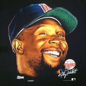 Vintage 1991 Kirby Puckett Minnesota Twins baseball t-shirt