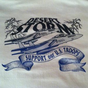 Vintage c. 1991 Desert Storm Iraq War t-shirt