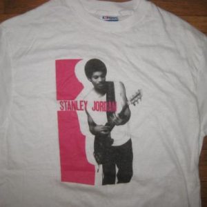 vintage 1980's Stanley Jordan jazz fusion guitarist t-shirt