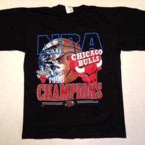 Vintage 1996 Chicago Bulls world champions t-shirt