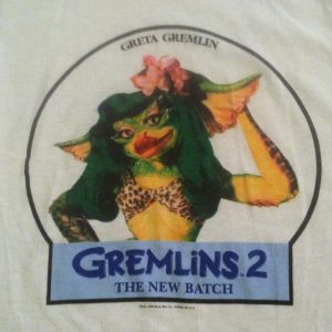 Vintage 1990 Gremlins 2 The New Batch movie t-shirt