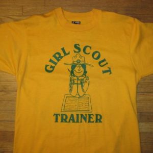 Vintage 1990's Girl Scout Trainer t-shirt, medium