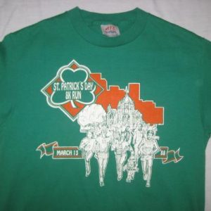 Vintage 1988 Saint Patrick's Day marathon t-shirt Saint Paul