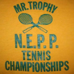 Vintage 1980's tennis champion t-shirt, Screen Stars, S M