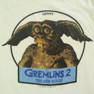 Vintage 1990 Gremlins 2 The New Batch movie t-shirt