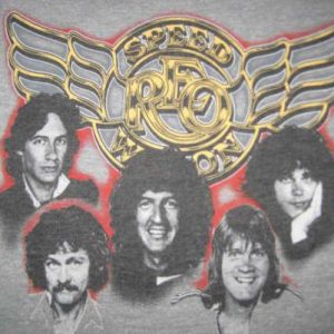 Vintage 1982 REO Speedwagon raglan t-shirt, soft and thin