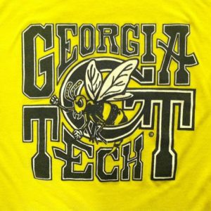 Vintage 1980's Georgia Tech Yellow Jackets t-shirt