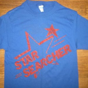 Vintage 1980's Star Searcher t-shirt, soft and thin, S-M