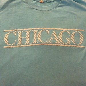 Vintage 1980's CHICAGO puffy print t-shirt