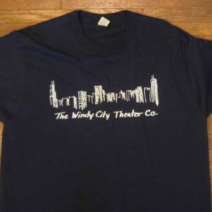 Vintage 1980's Windy City Theater Company t-shirt, L-XL