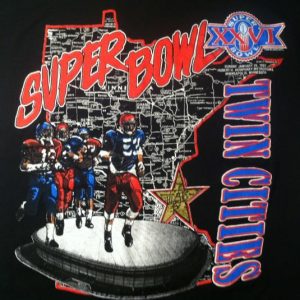 Vintage 1992 Super Bowl XXVI Bills v Redskins t-shirt