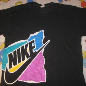 Vintage Nike Grey Gray tag t-shirt basketball hip hop