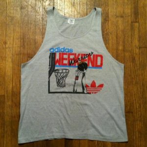 Vintage 1980's Adidas basketball tank top