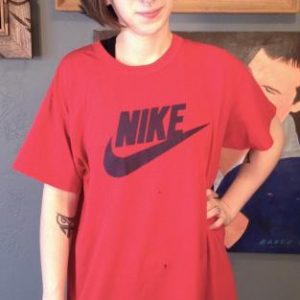 Vintage 1980's Nike blue tag t-shirt