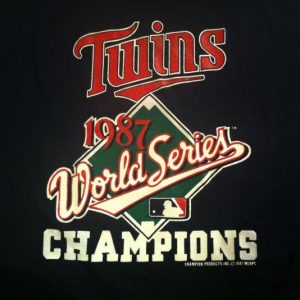 Vintage 1987 Minnesota Twins World Series t-shirt