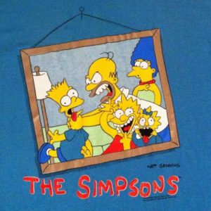 Vintage 1990 The Simpsons t-shirt, true XL (marked XXL)