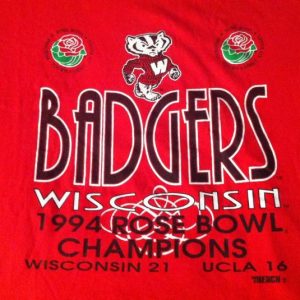 Vintage 1994 Wisconsin Badgers Rose Bowl t-shirt