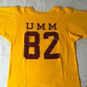 Vintage University of Minnesota Morris Champion blue bar