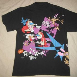 Vintage 1990s Ren and Stimpy t-shirt, L