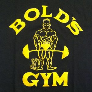 Vintage bootleg Bart Simpson Gold's Gym t-shirt