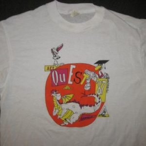 Vintage 1980's teacher's union conference t-shirt