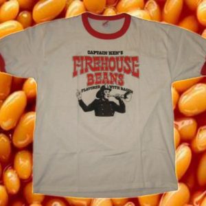 Vintage 1980's baked beans ringer t-shirt, L-XL