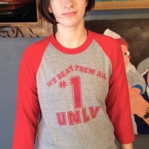 Vintage 1980's UNLV raglansoft t-shirt