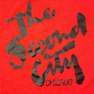 Vintage 1980's The Second City comedy club t-shirt