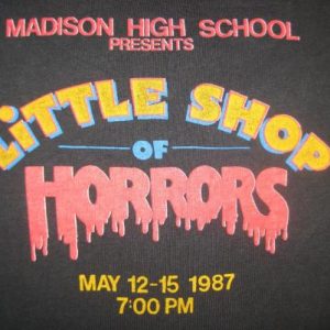 Vintage 1987 Little Shop of Horrors t-shirt, M-L