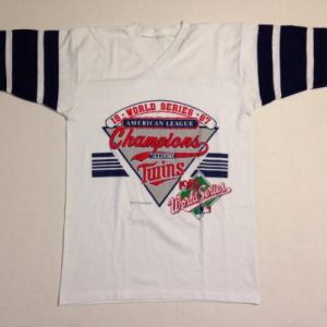 Vintage 1987 Minnesota Twins World Series t-shirt