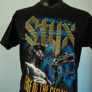 Authentic Vintage Styx Tour 91 Edge of Century TShirt Soft n