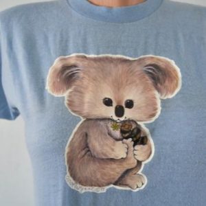 70s Vintage Koala Tee 1977 Near Burnout Super Soft Thin Tee